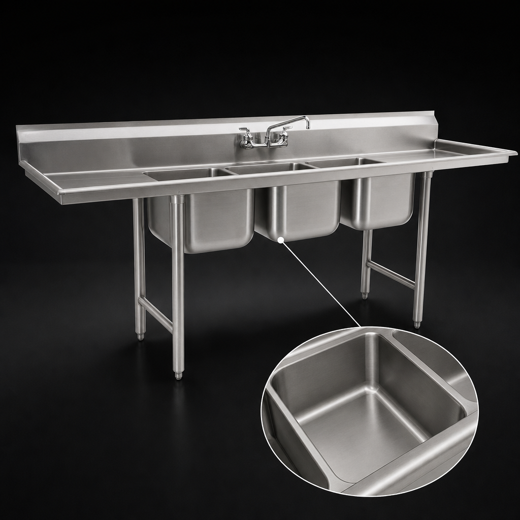 304 Stainless Steel Sink Bowls