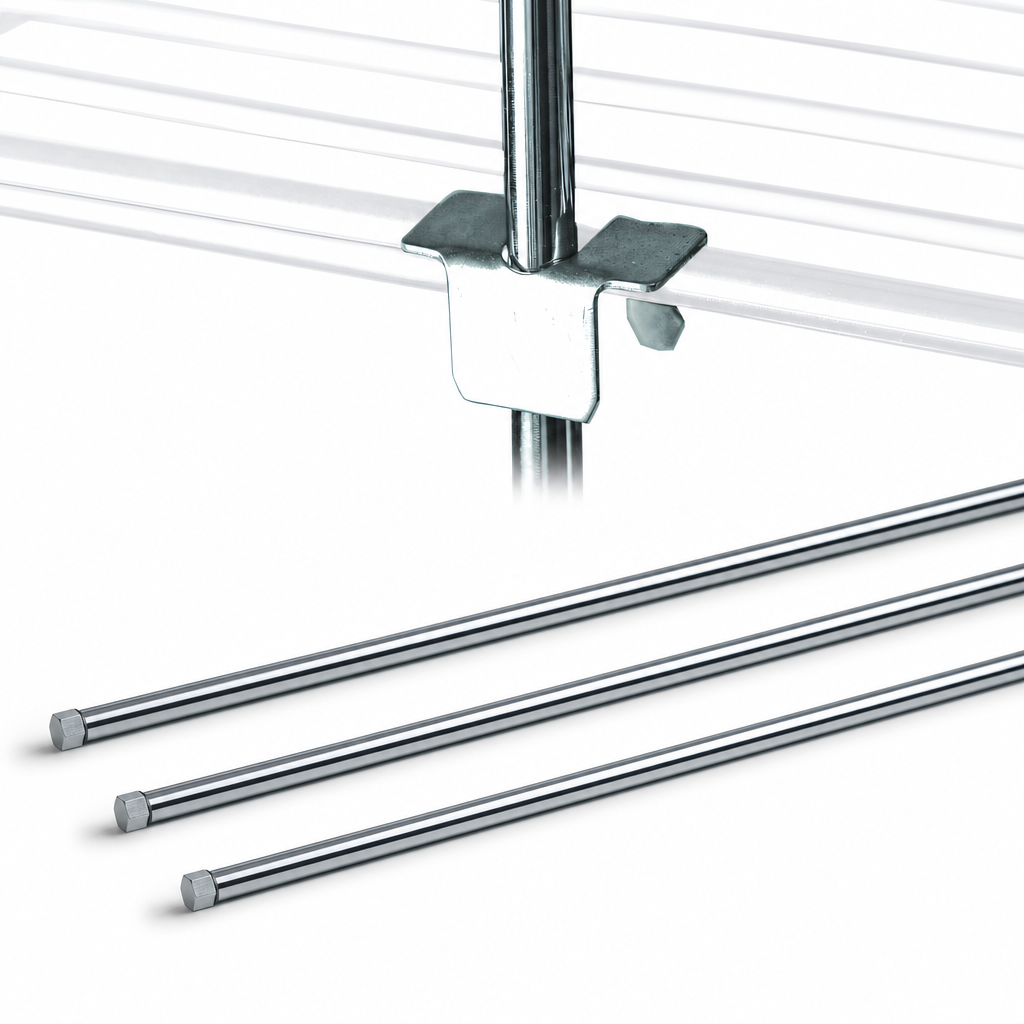 Three 84-Inch Rods