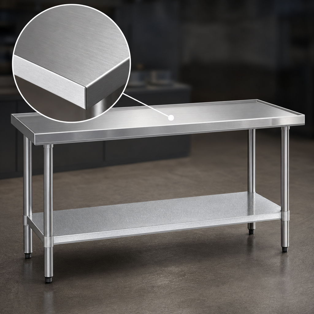 14-Gauge 300 Series Stainless Steel Top