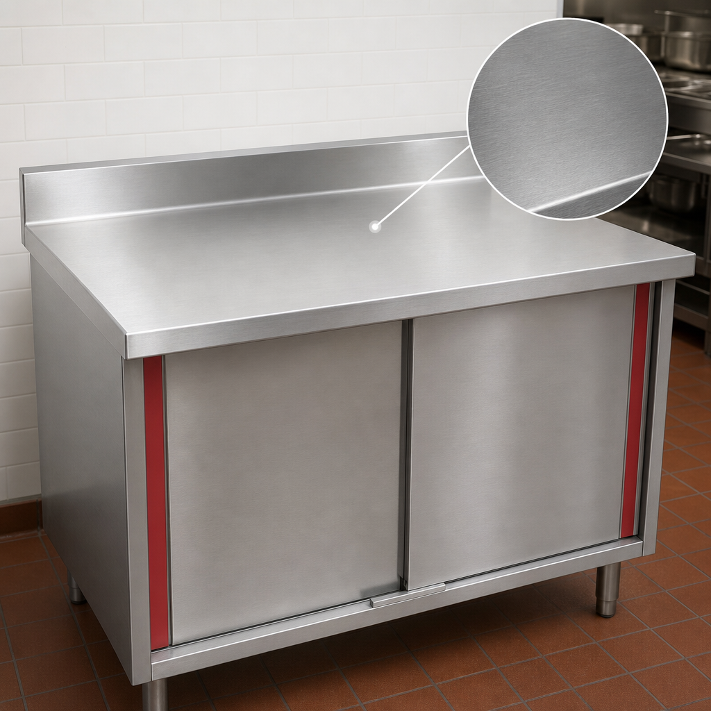 14-Gauge 304 Stainless Steel Top