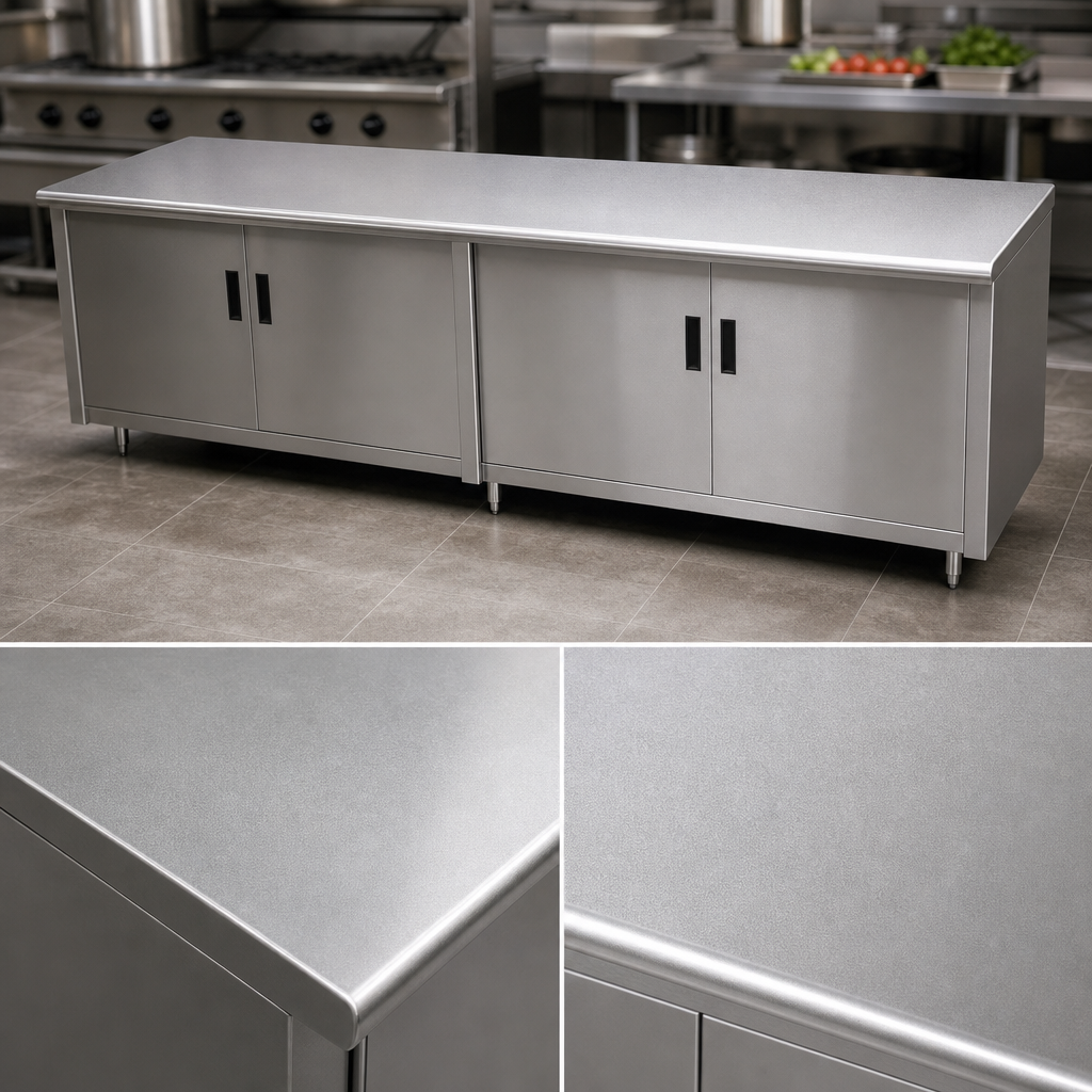 16 Gauge 304 Stainless Steel Top