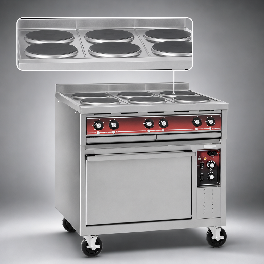 Six Round Hotplates