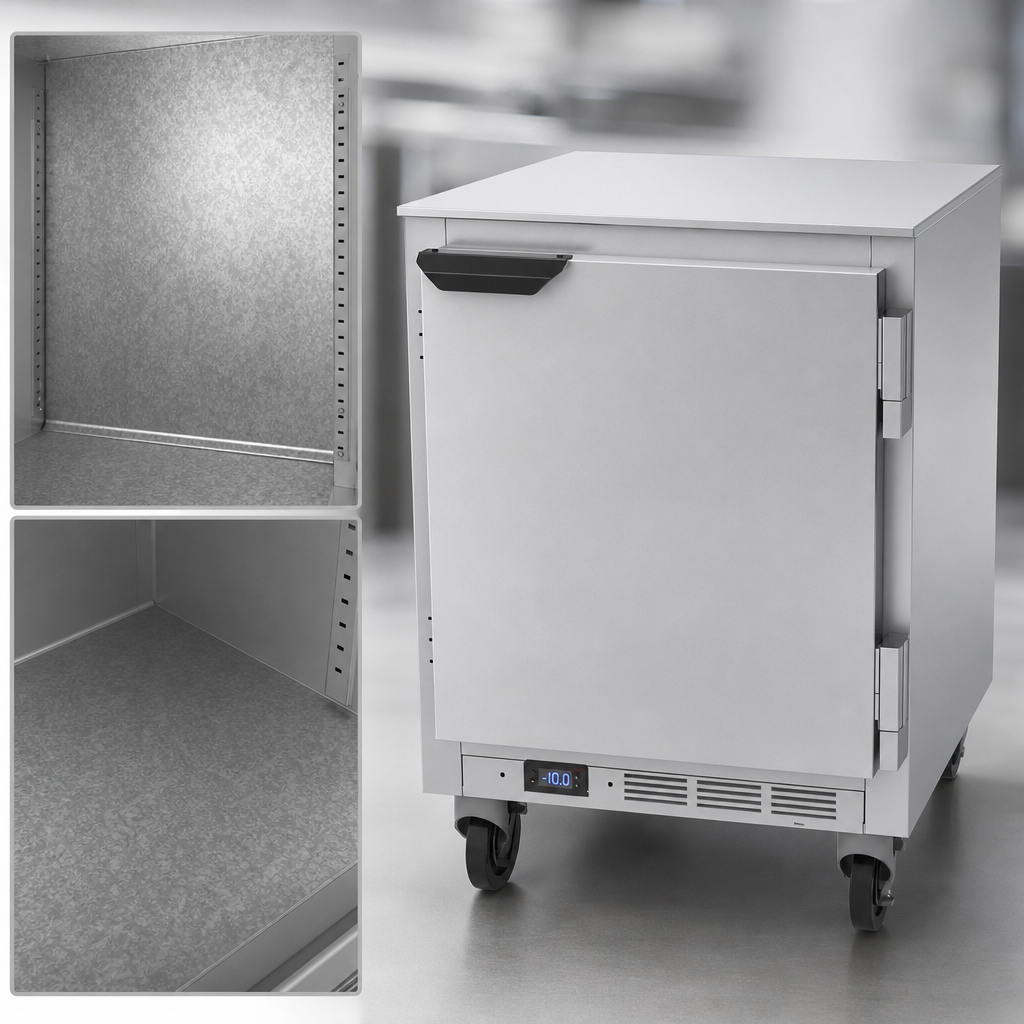 Galvanized Steel Back & Bottom