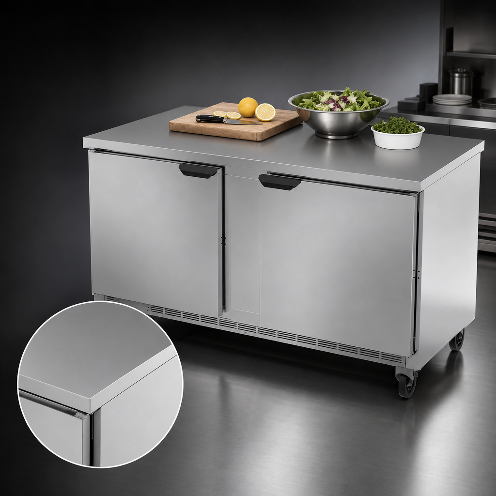 Flat Stainless Steel Top