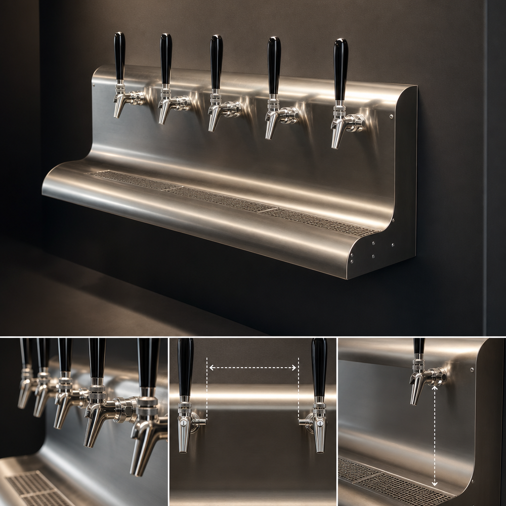 Five-Faucet Layout