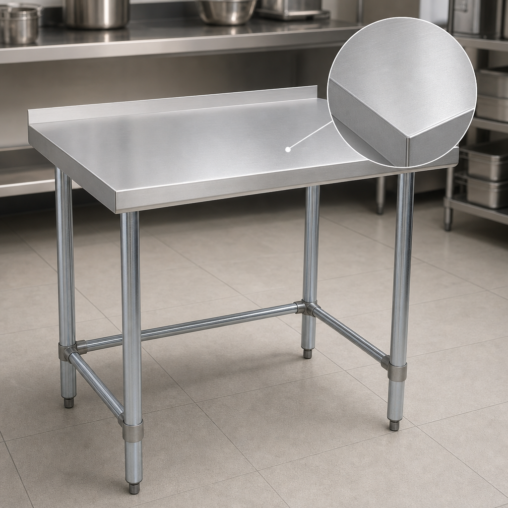 18-Gauge 430 Stainless Steel Top