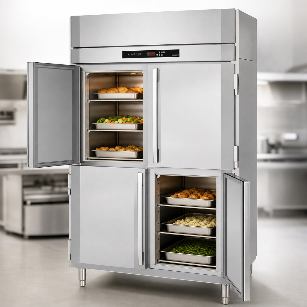Four Half-Height Solid Hinged Doors