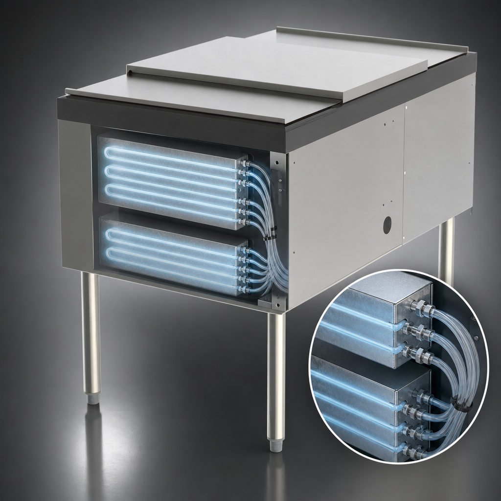 Dual Concealed 10-Circuit Cold Plates