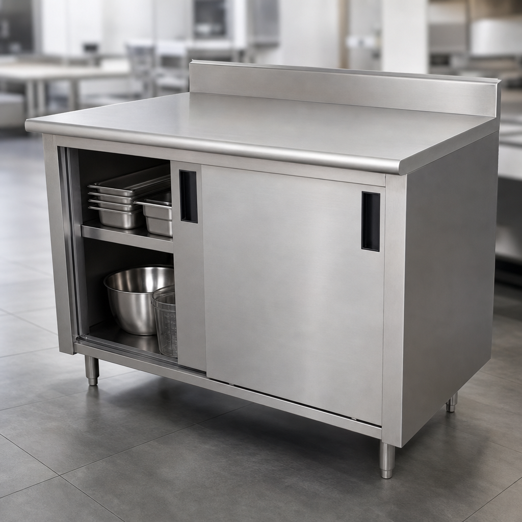 Cabinet Base With Sliding Doors