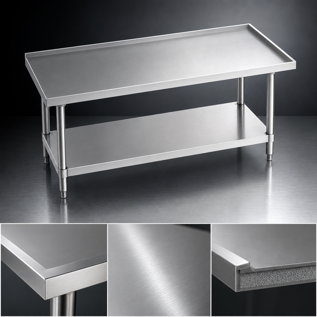 14-Gauge 304 Stainless Steel Top