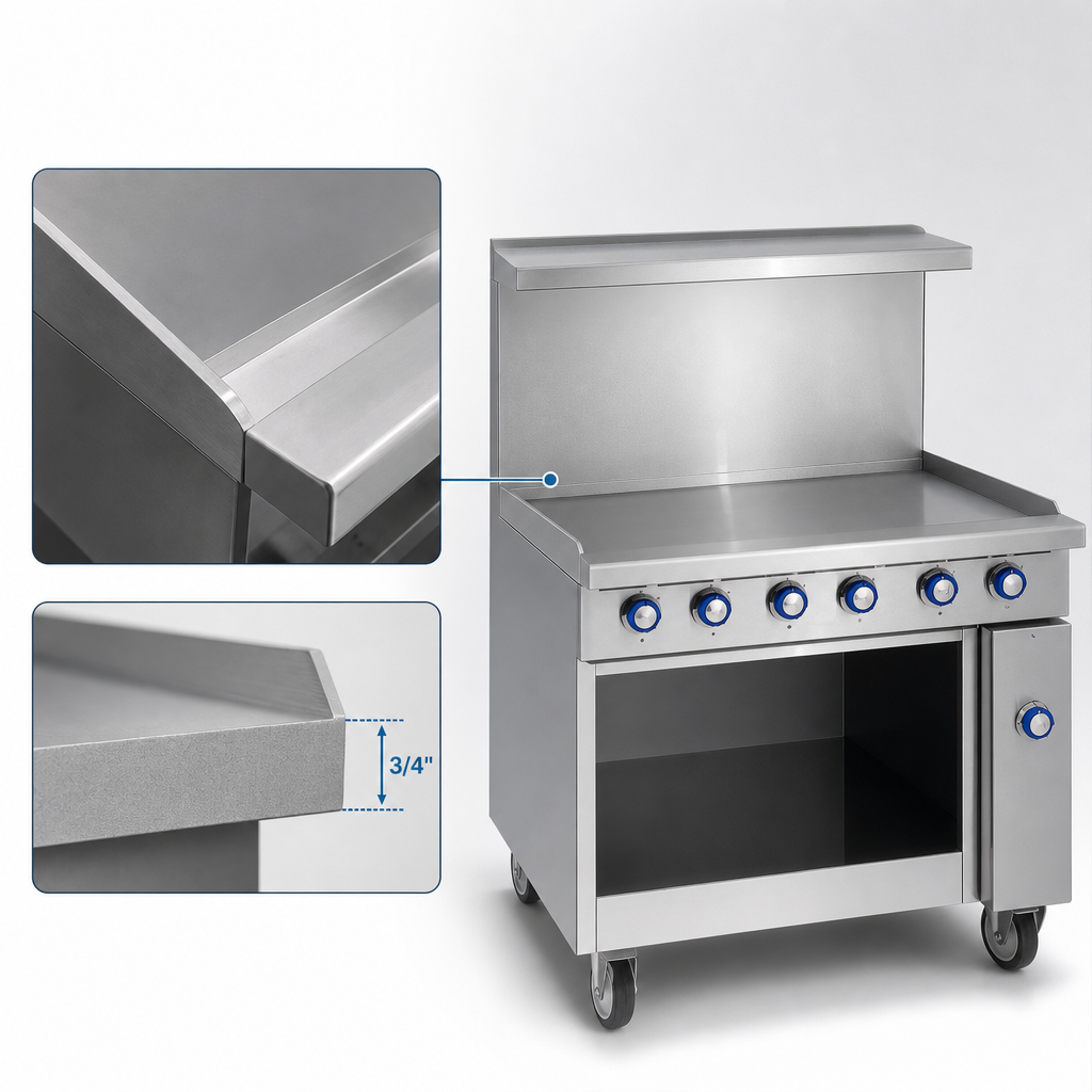 3/4-Inch Griddle Plate