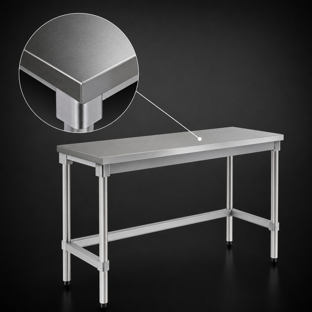 16-Gauge Type 304 Stainless Steel Top