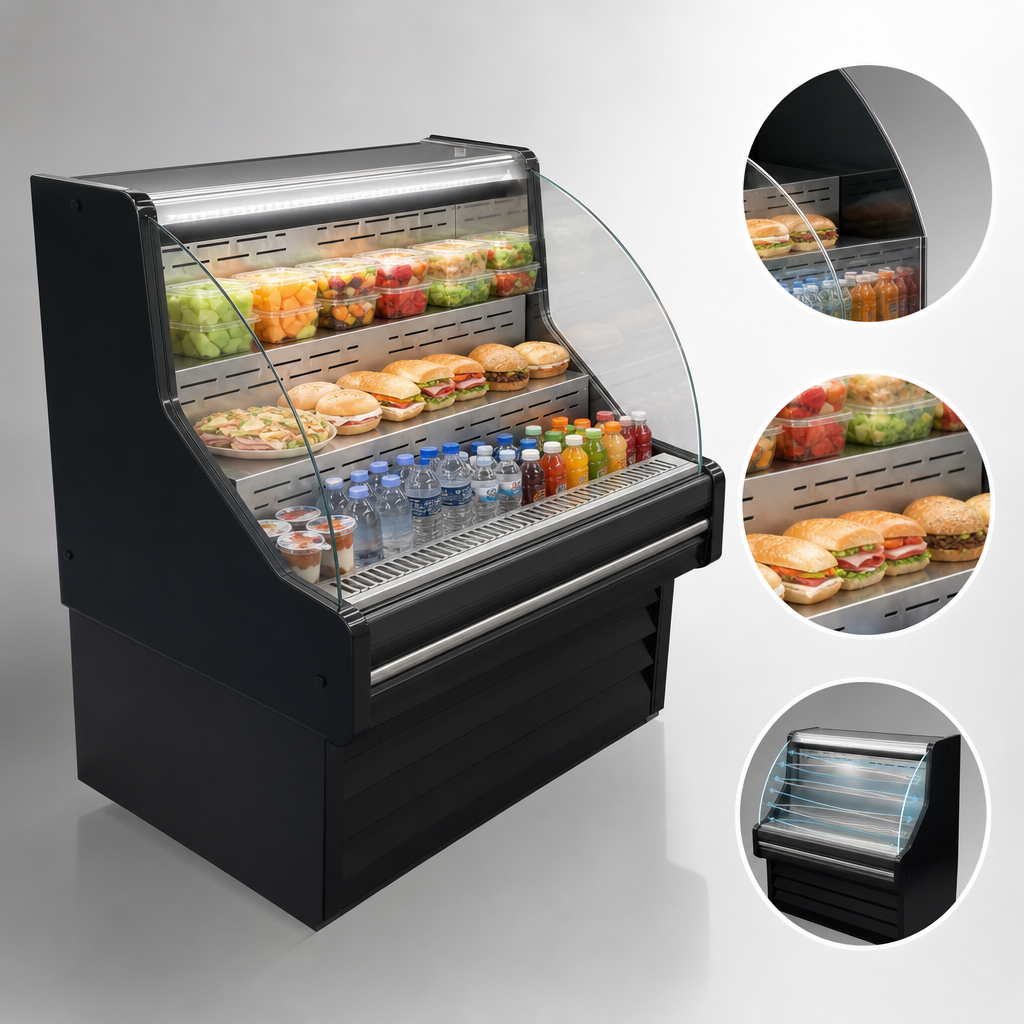 Curved Glass Display Front