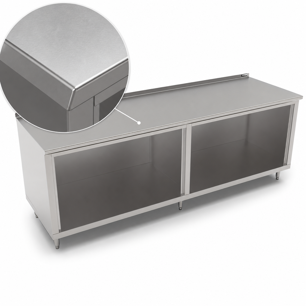 16-Gauge Stainless Steel Top