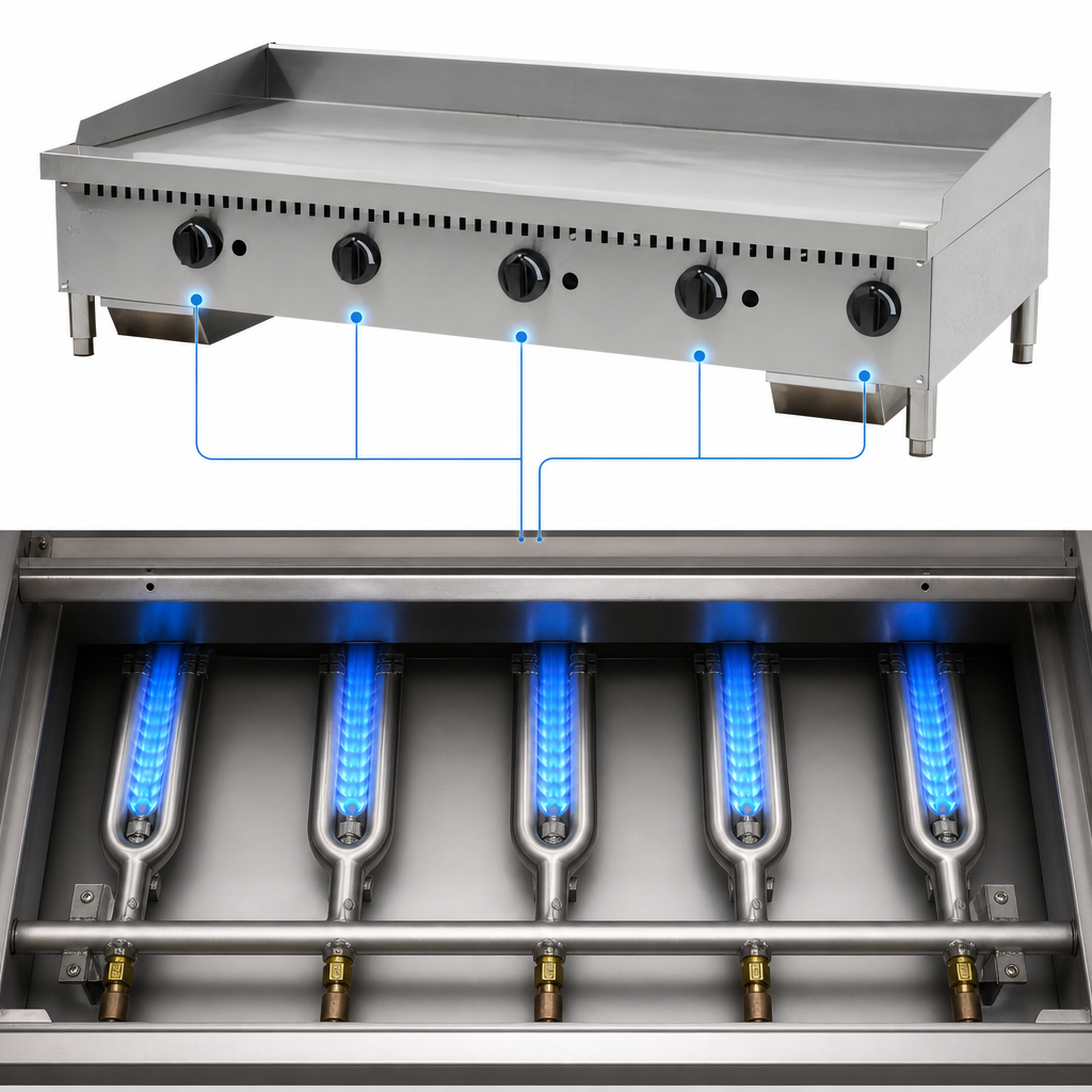 Five-Burner Heat System