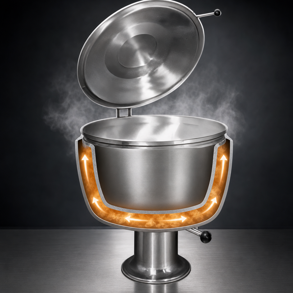 Direct Steam, Full-Jacket Heating