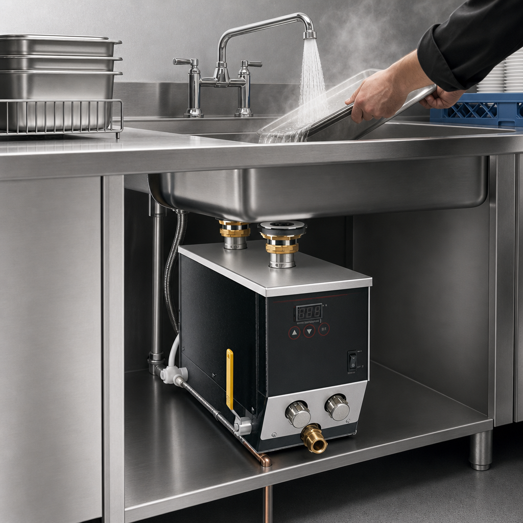 Continuous 180°F Sanitizing Rinse
