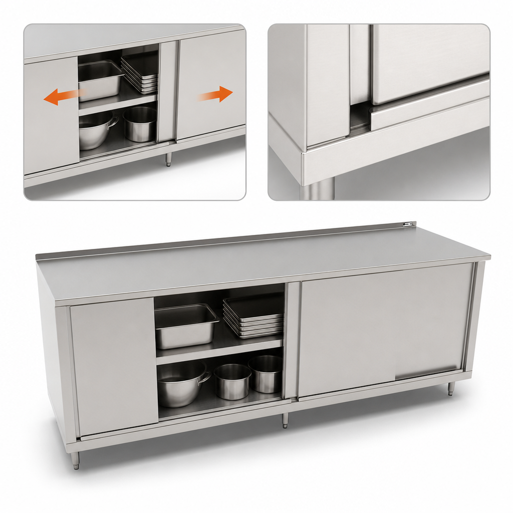 Sliding Door Cabinet Base