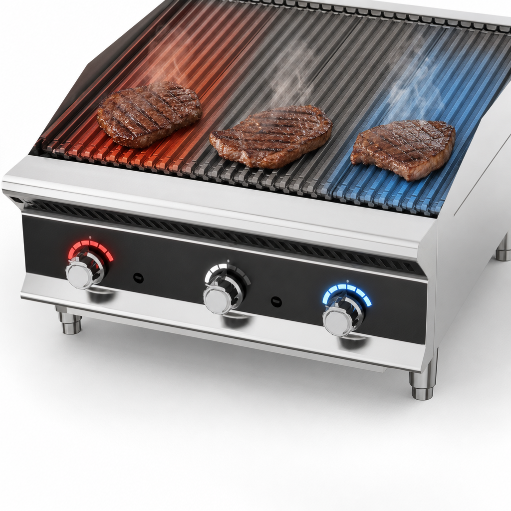 Individually Controlled Burners