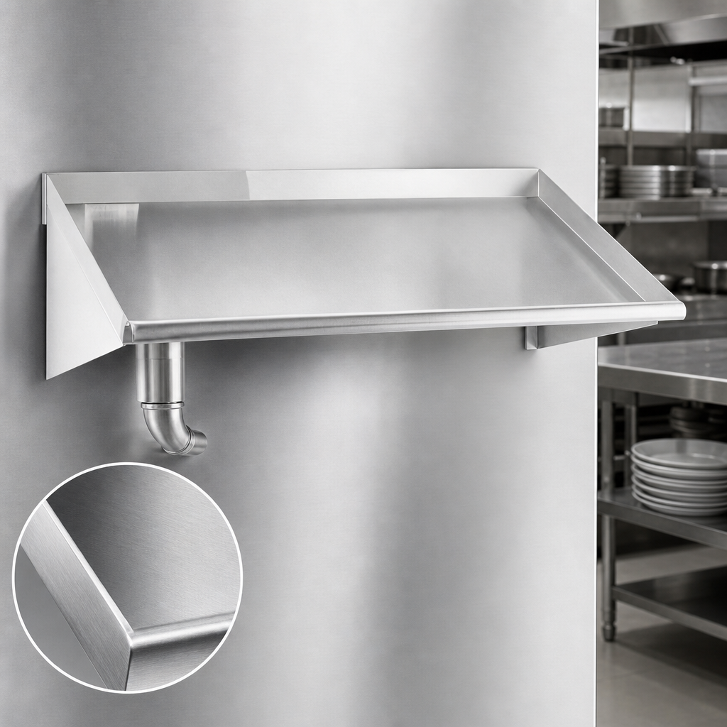 18-Gauge 304 Stainless Steel Construction