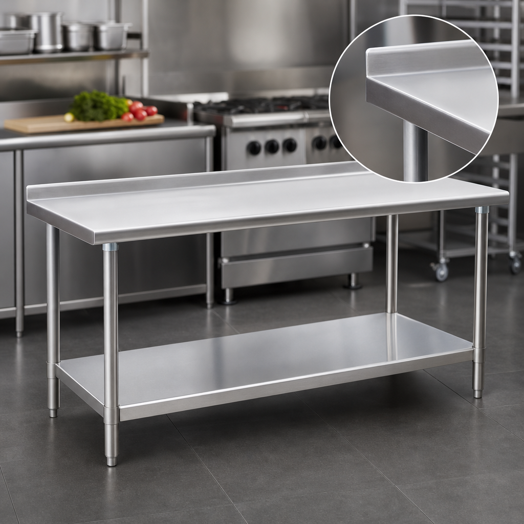 14-Gauge Stainless Steel Top