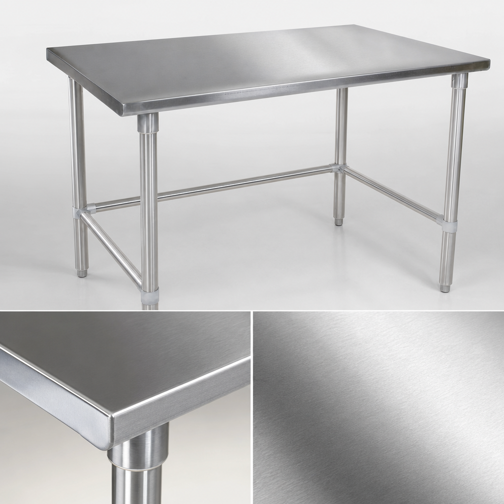 16-Gauge Stainless Steel Top