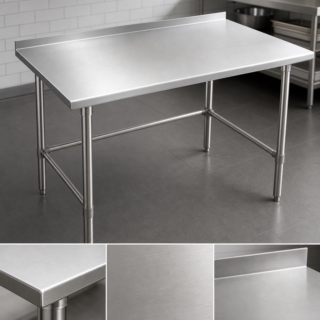 16-Gauge Stainless Steel Top