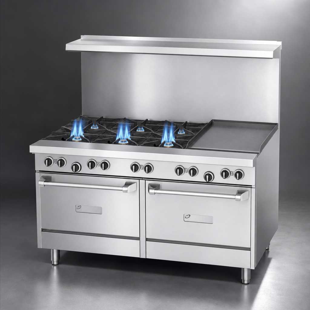 Four Open Burners