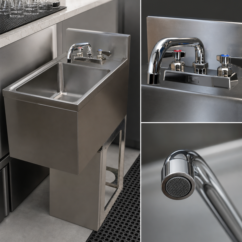 Lead-Free Splash Mount Faucet Included