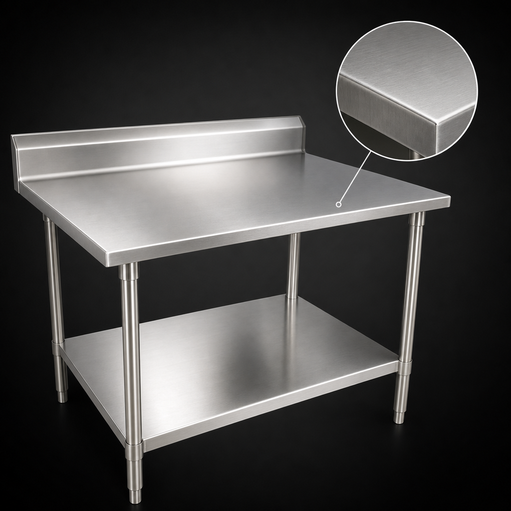 14-Gauge 300-Series Stainless Steel Top