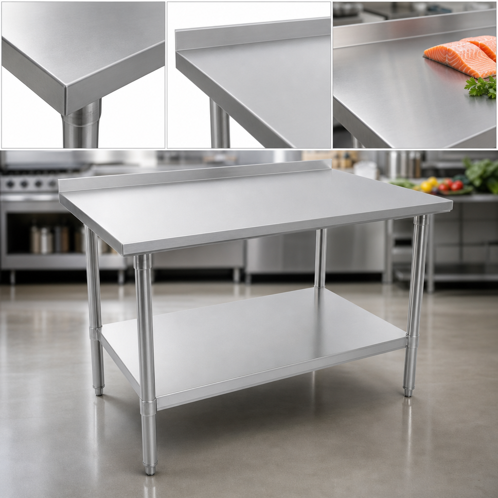 16-Gauge Stainless Steel Top