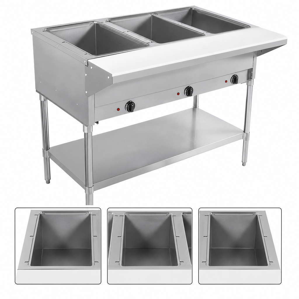 Three Open Pan Wells