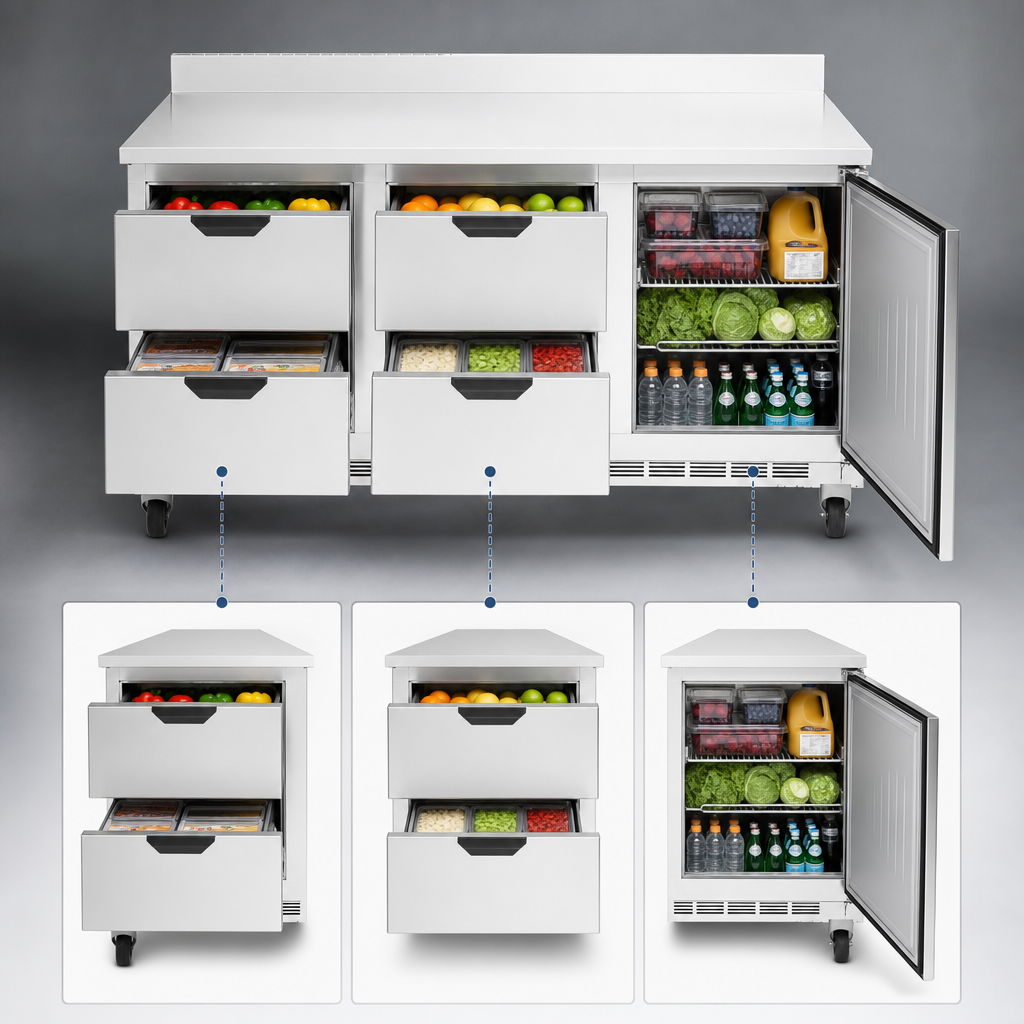 Three-Section Storage Layout