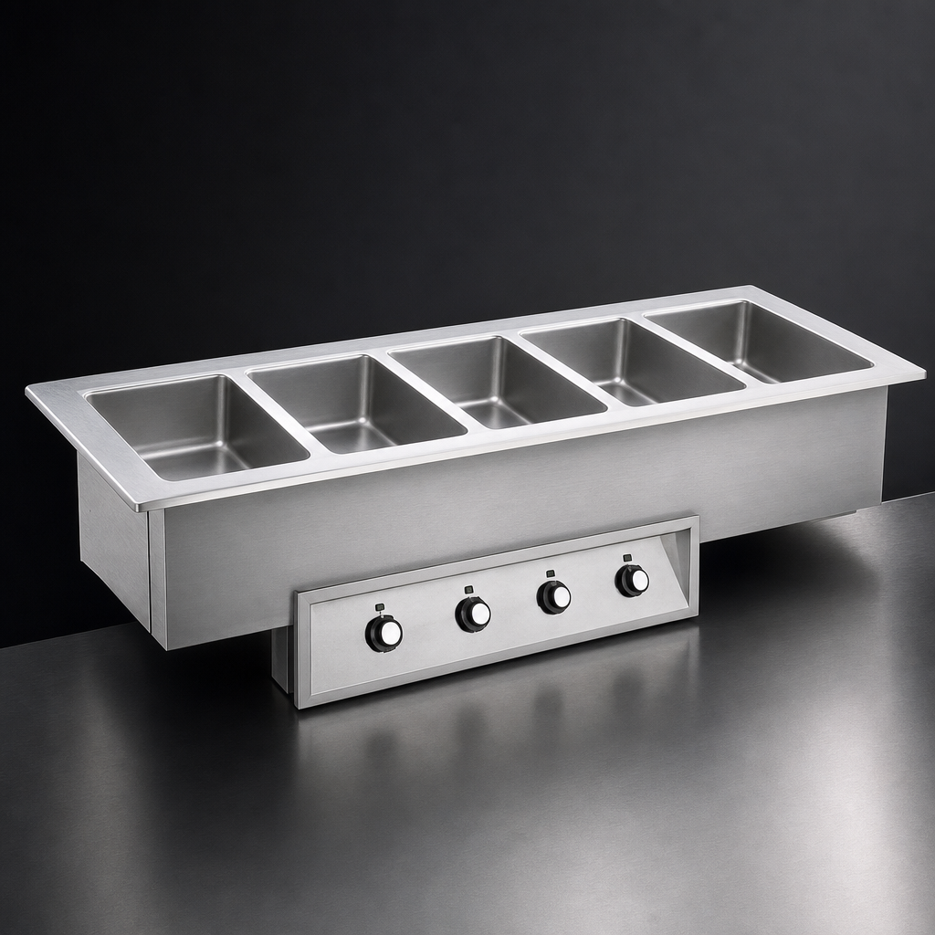 Five Full-Size Pan Openings