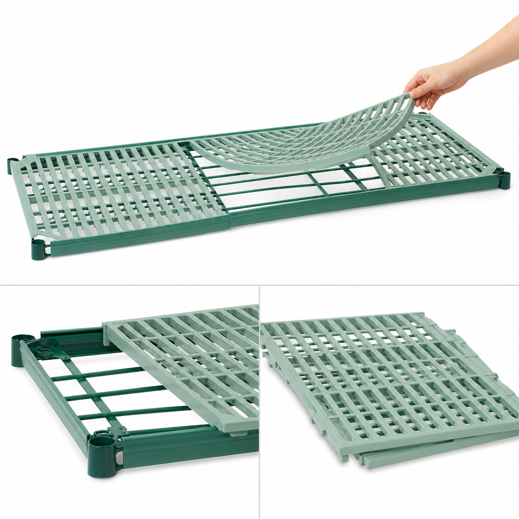Removable Polymer Shelf Mats