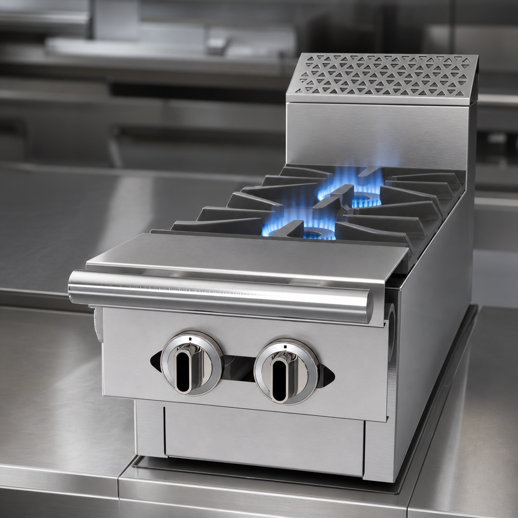 Two High-Output Open Burners