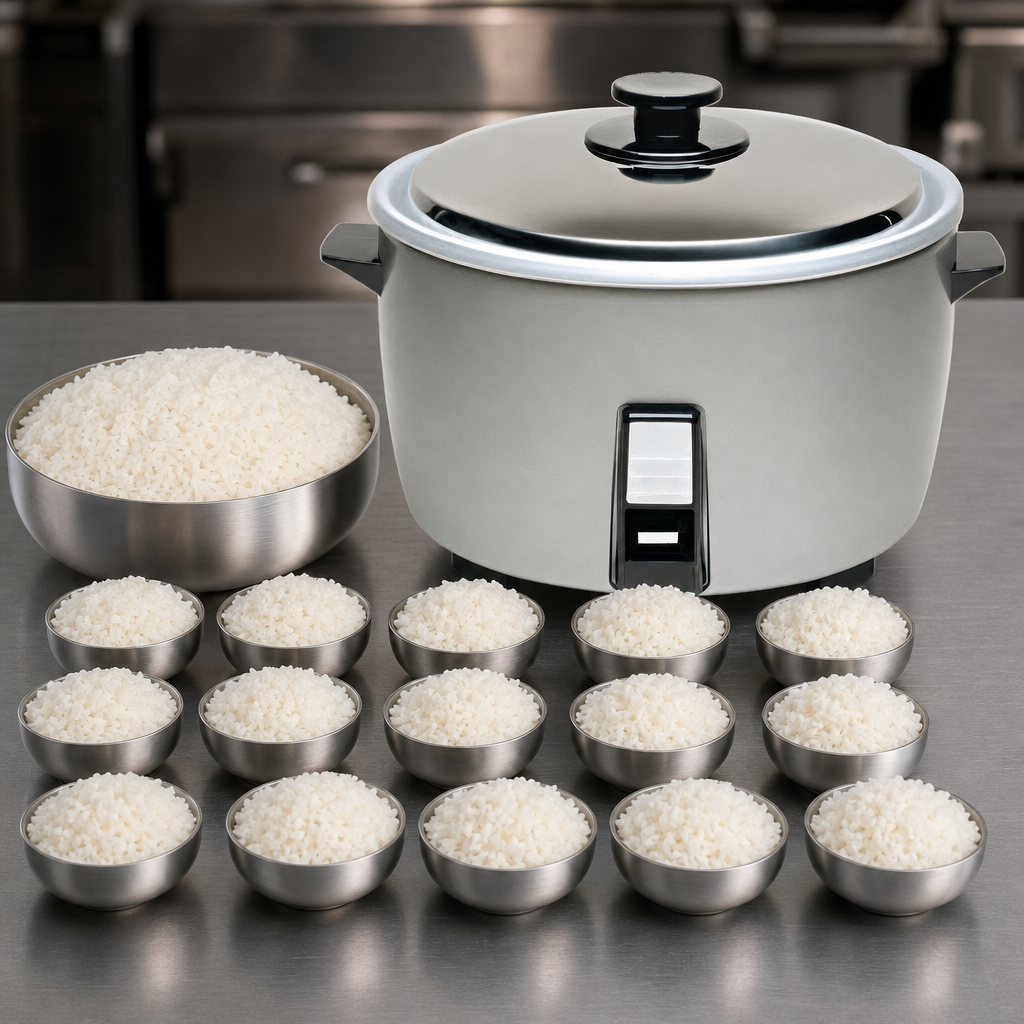 46-Cup Cooked Capacity