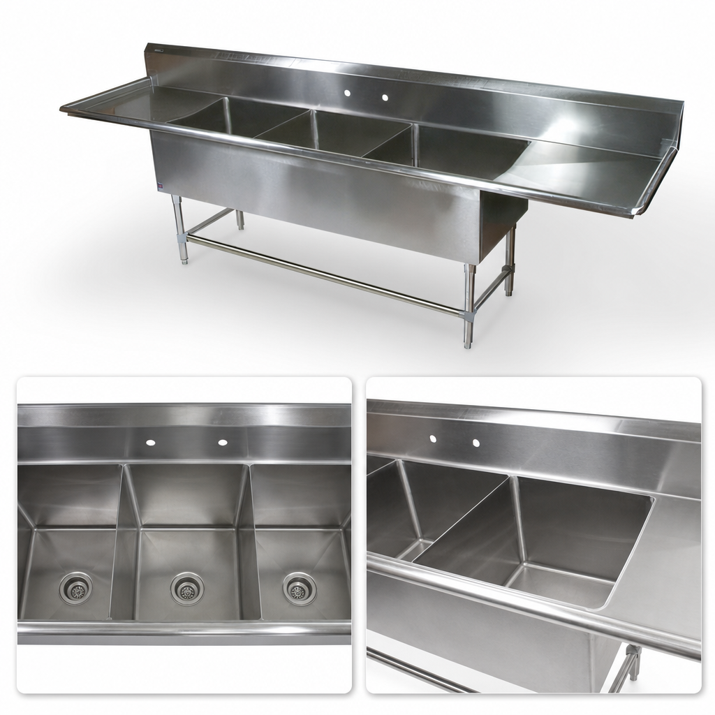 Three-Compartment Bowl Layout