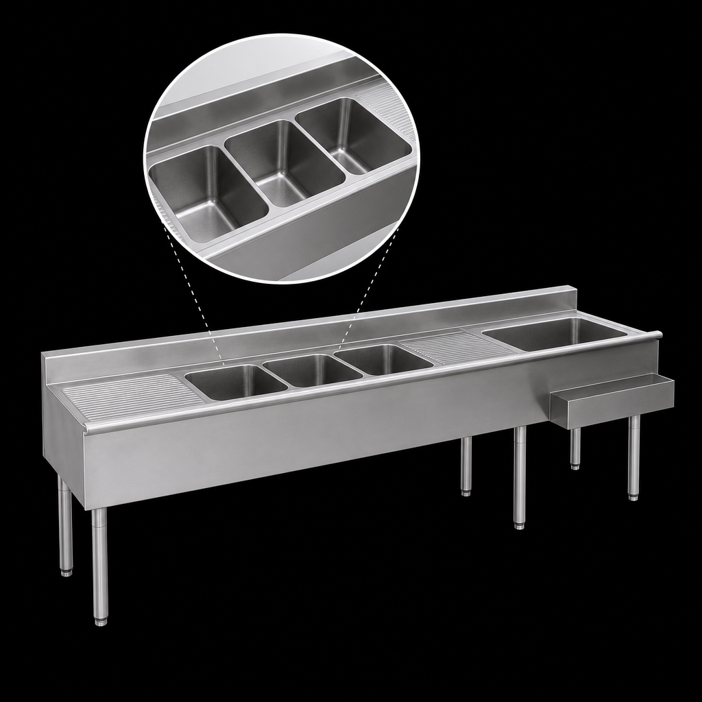Three Sink Bowls