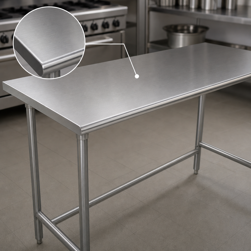 16 Gauge 430 Stainless Steel Top