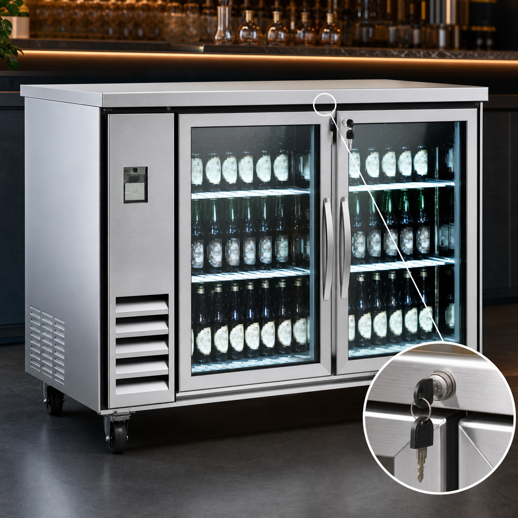 Lockable Glass Swing Doors