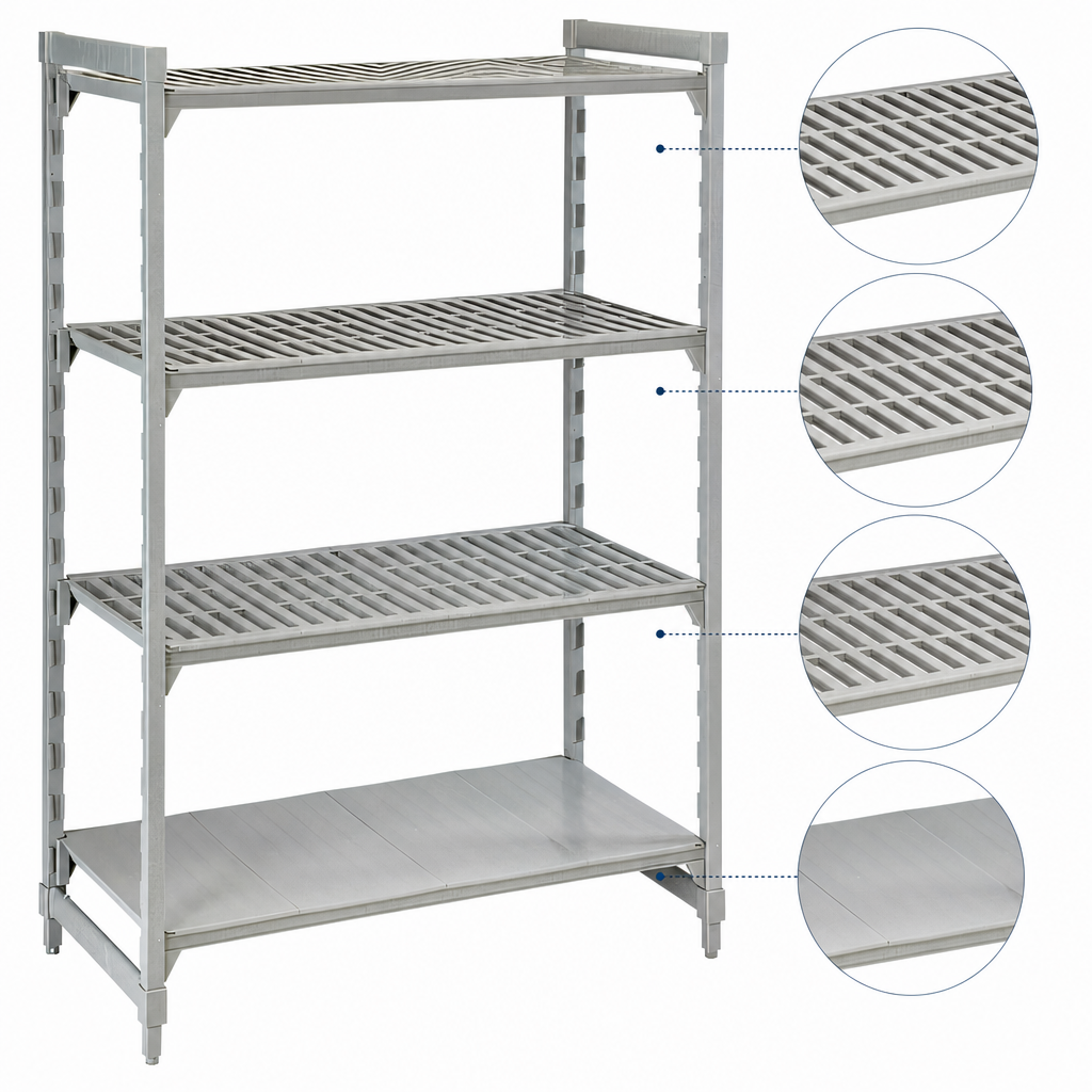 Mixed 4-Shelf Configuration