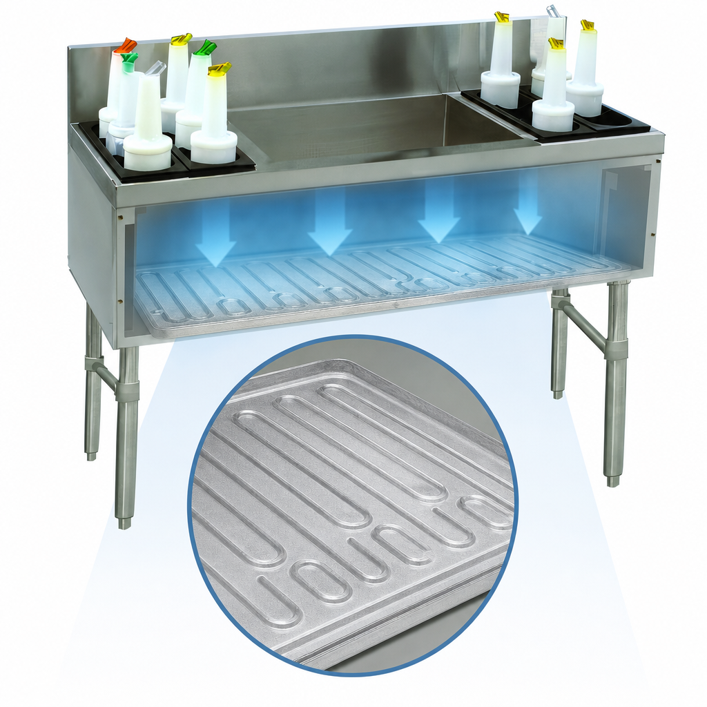 10-Circuit Cast Aluminum Cold Plate
