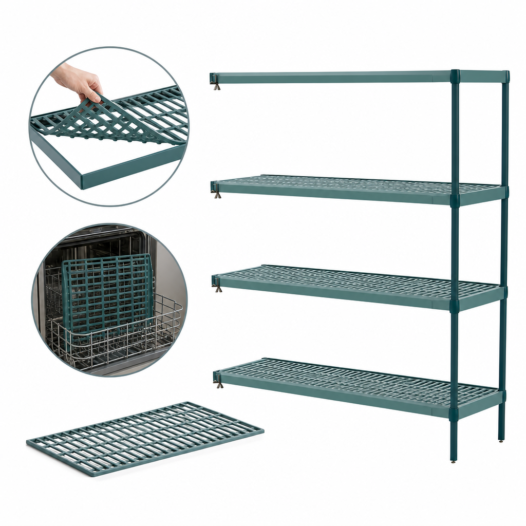 Removable Polymer Shelf Mats