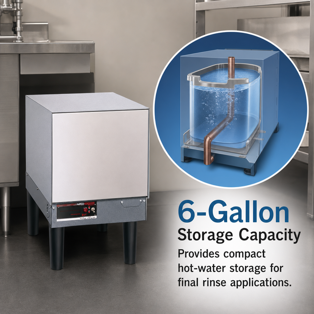 6-Gallon Storage Capacity