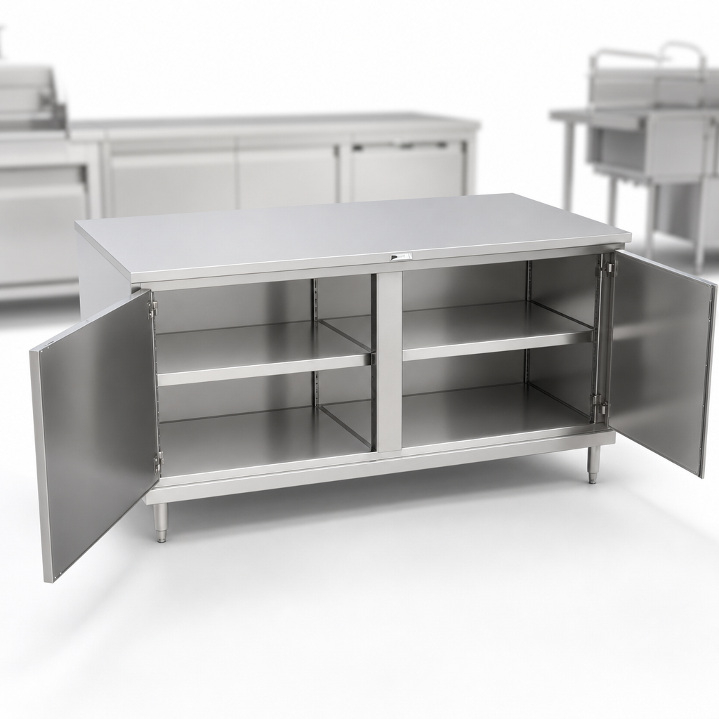 Cabinet Base with Hinged Doors