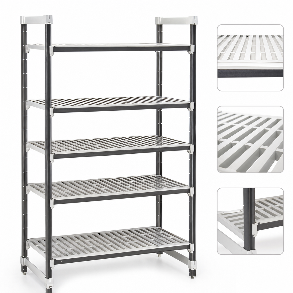 Five Vented Shelf Plates