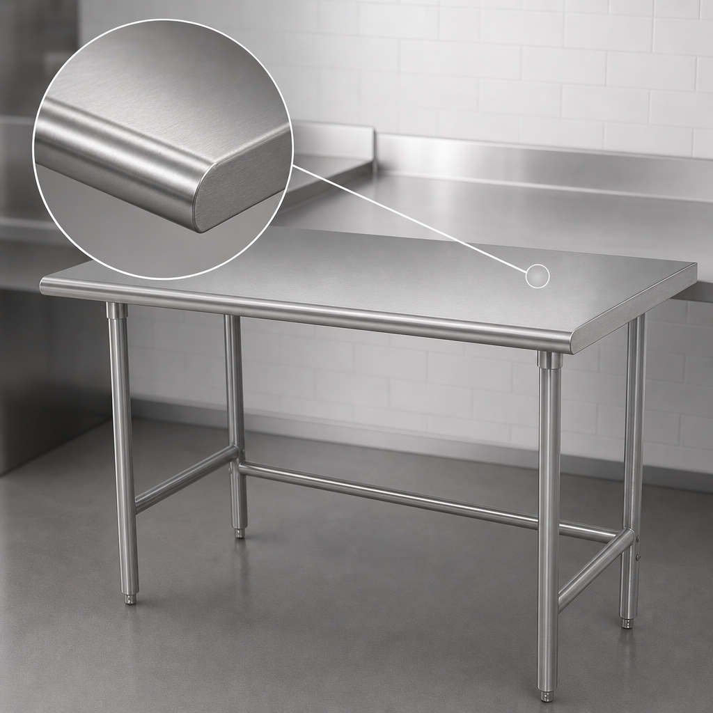 14 Gauge 304 Stainless Steel Top