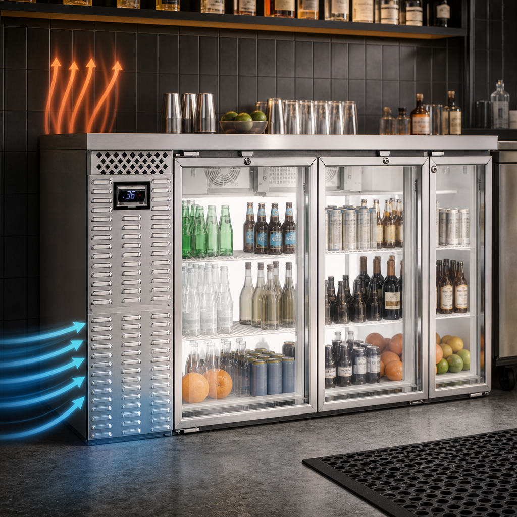 Front Breathing Refrigeration System