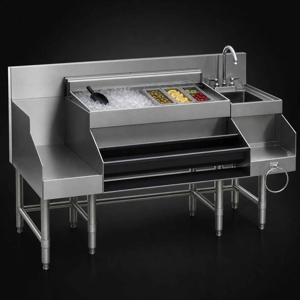 Combi Ice Bin/Condiment Dispenser